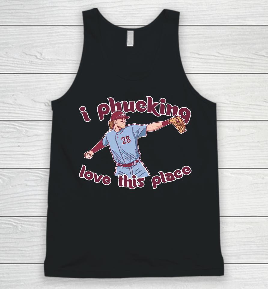 Barstool Sports Merch I Phucking Love This Place Unisex Tank Top