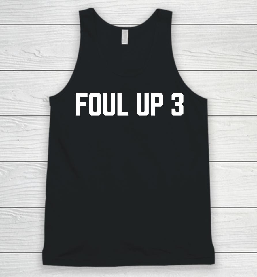 Barstool Sports Store Foul Up 3 Unisex Tank Top