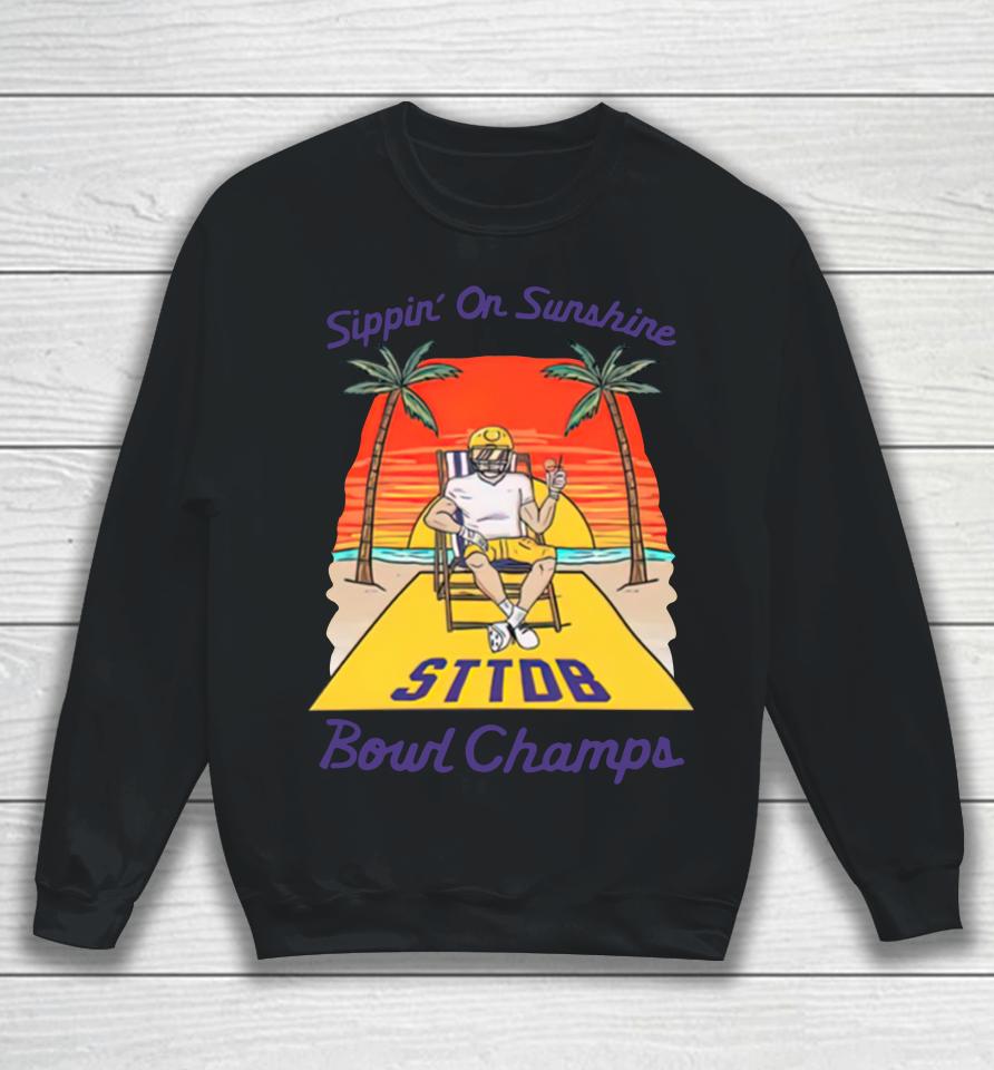 Barstool Sports Store Lsu Tigers 2023 Citrus Bowl Champions Sweatshirt