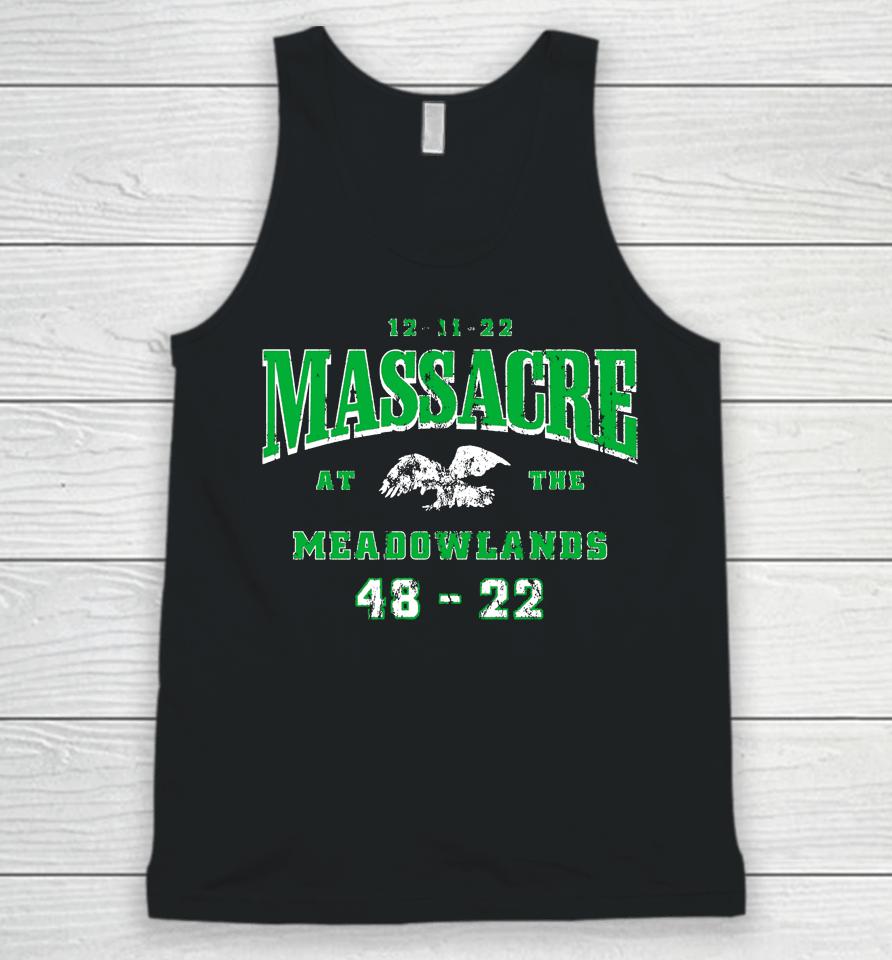 Barstool Sports Store Massacre At The Meadowlands Unisex Tank Top