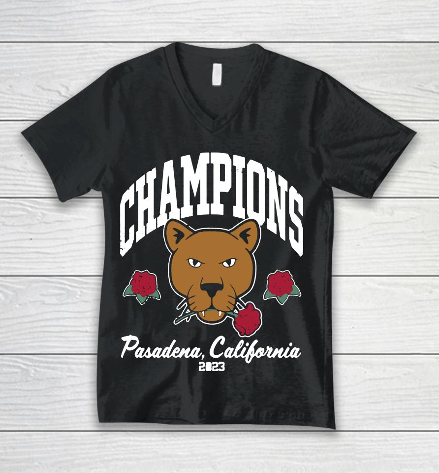 Barstool Sports Store Penn State Rose Bowl Champions Unisex V-Neck T-Shirt