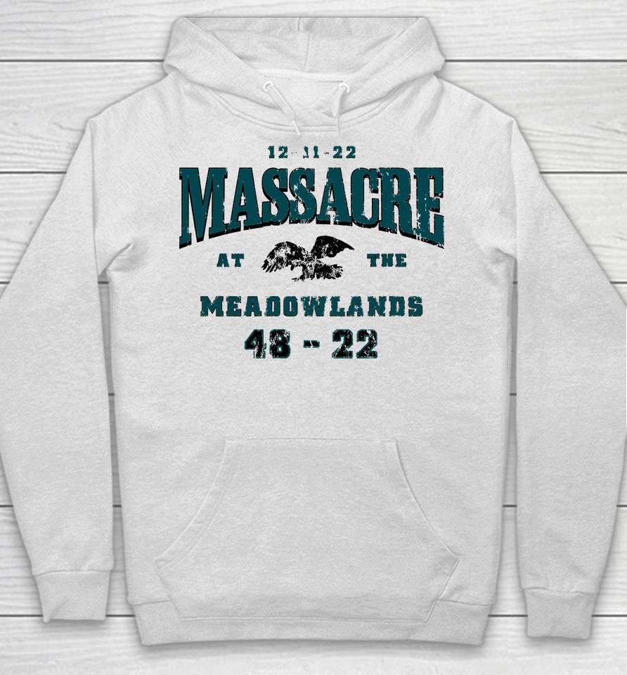 Barstool Sports Store Philadelphia Eagles Massacre At The Meadowlands Hoodie