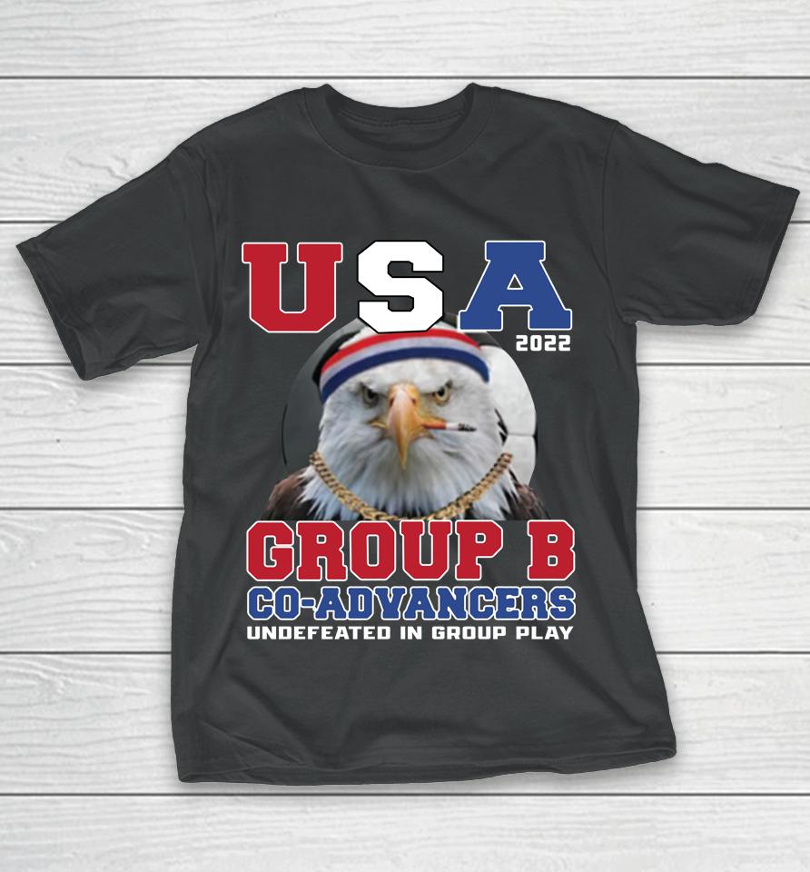 Barstool Sports Undefeated Usa 2022 Group Co-Advancers Black T-Shirt