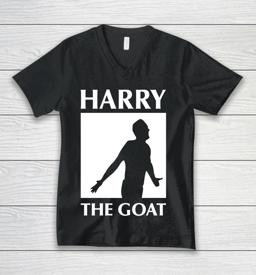 Barstool Store Harry The Goat Unisex V-Neck T-Shirt