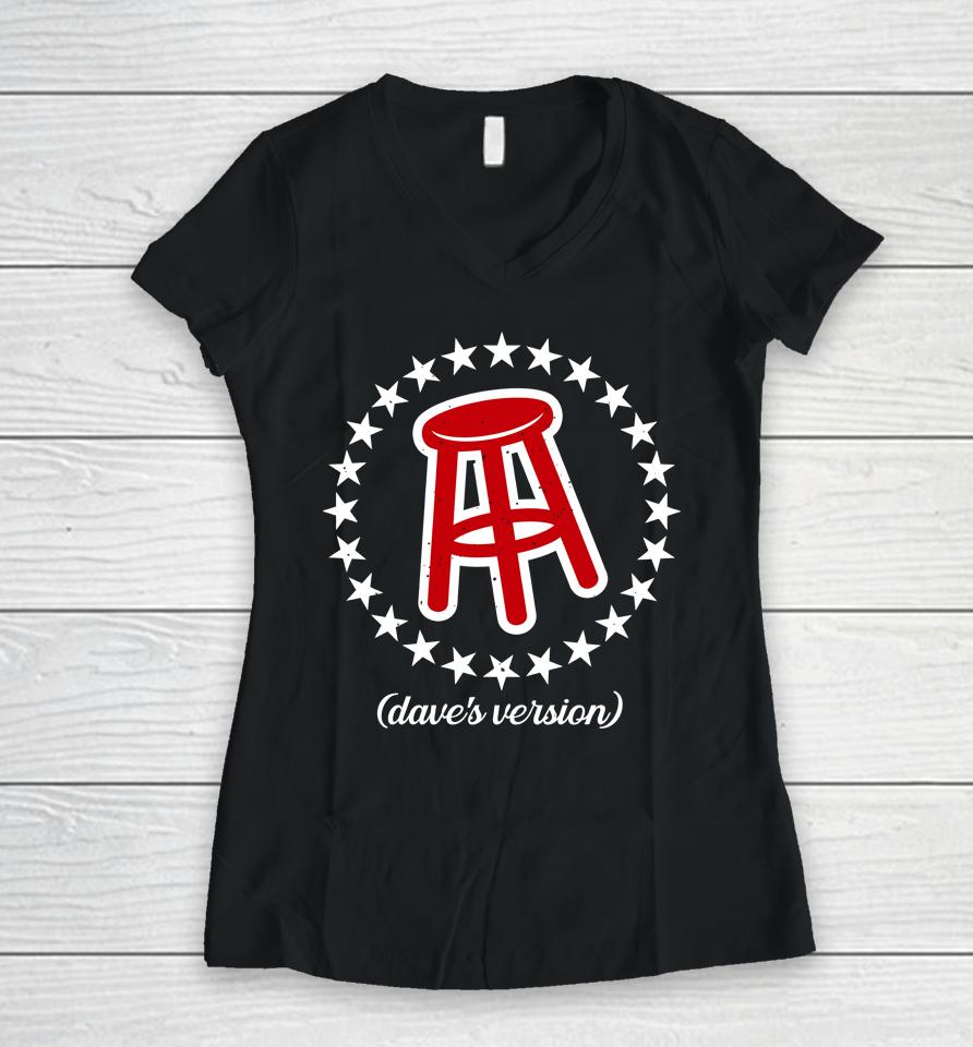 Barstoolsports Store Bss (Dave's Version) Women V-Neck T-Shirt