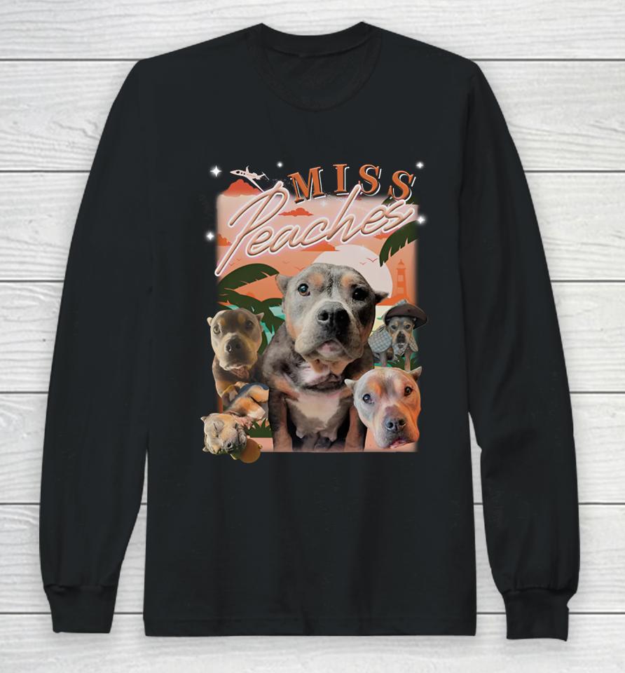 Barstoolsports Store Dave Portnoy Miss Peaches Faces Long Sleeve T-Shirt
