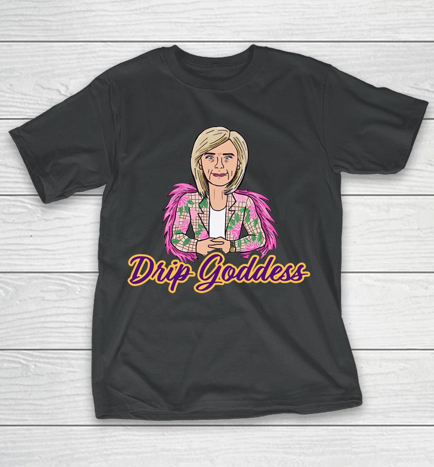 Barstoolsports Store Drip Goddess T-Shirt
