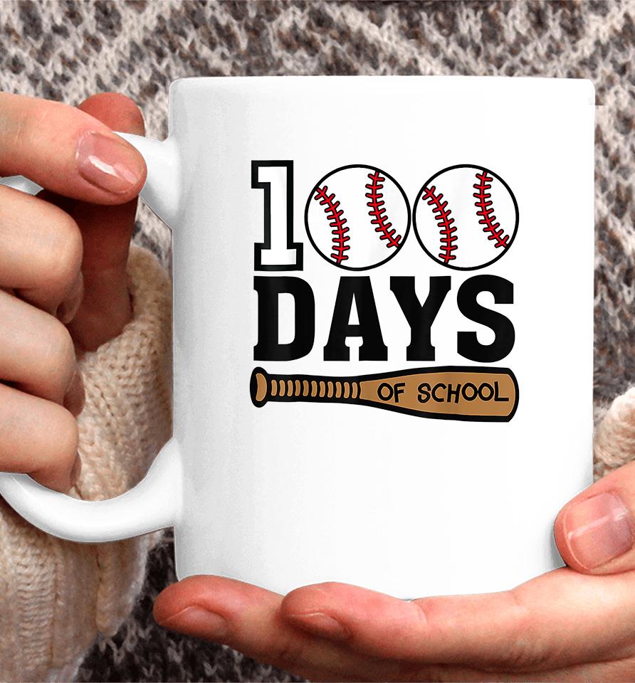 Baseball 100 Days Of School Coffee Mug