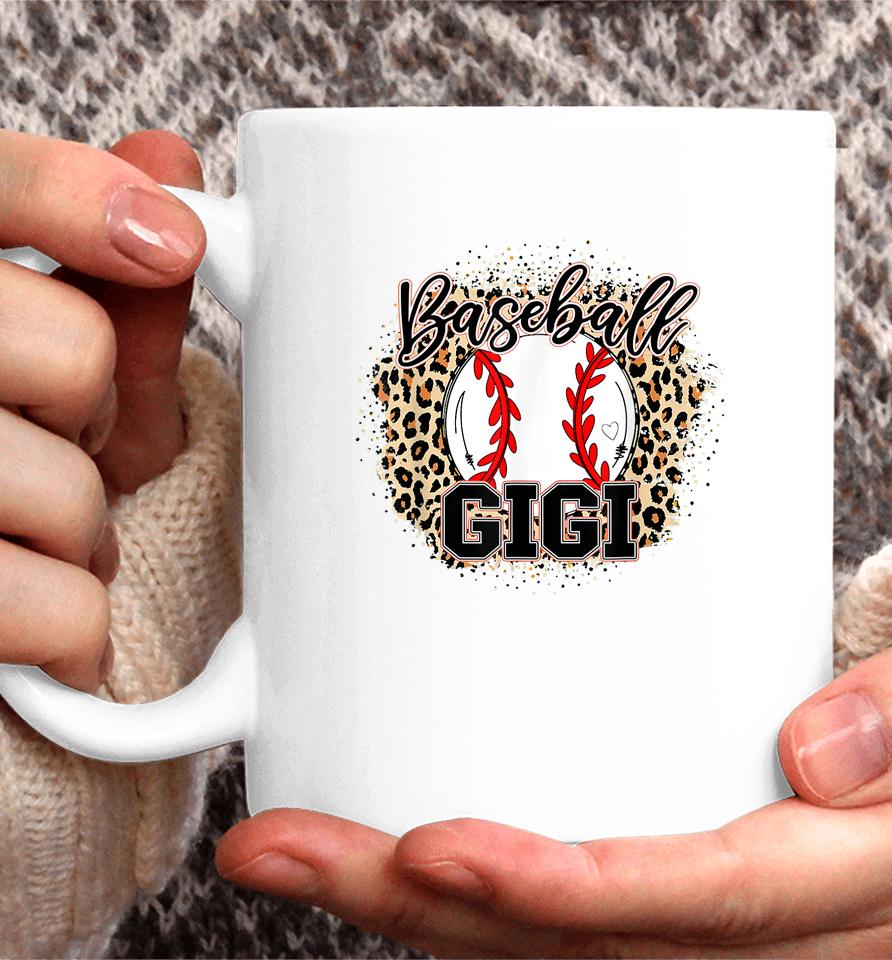Baseball Gigi Leopard Baseball Lovers Family Mother's Day Coffee Mug