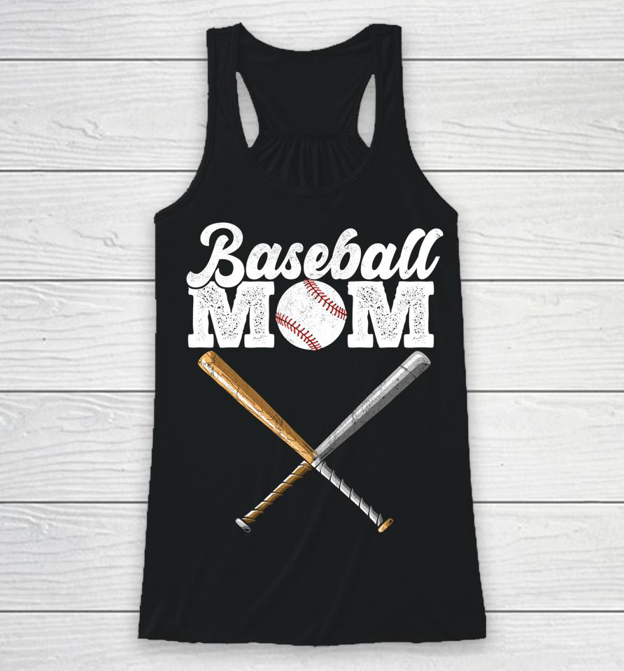 Baseball Mom Mother's Day Racerback Tank
