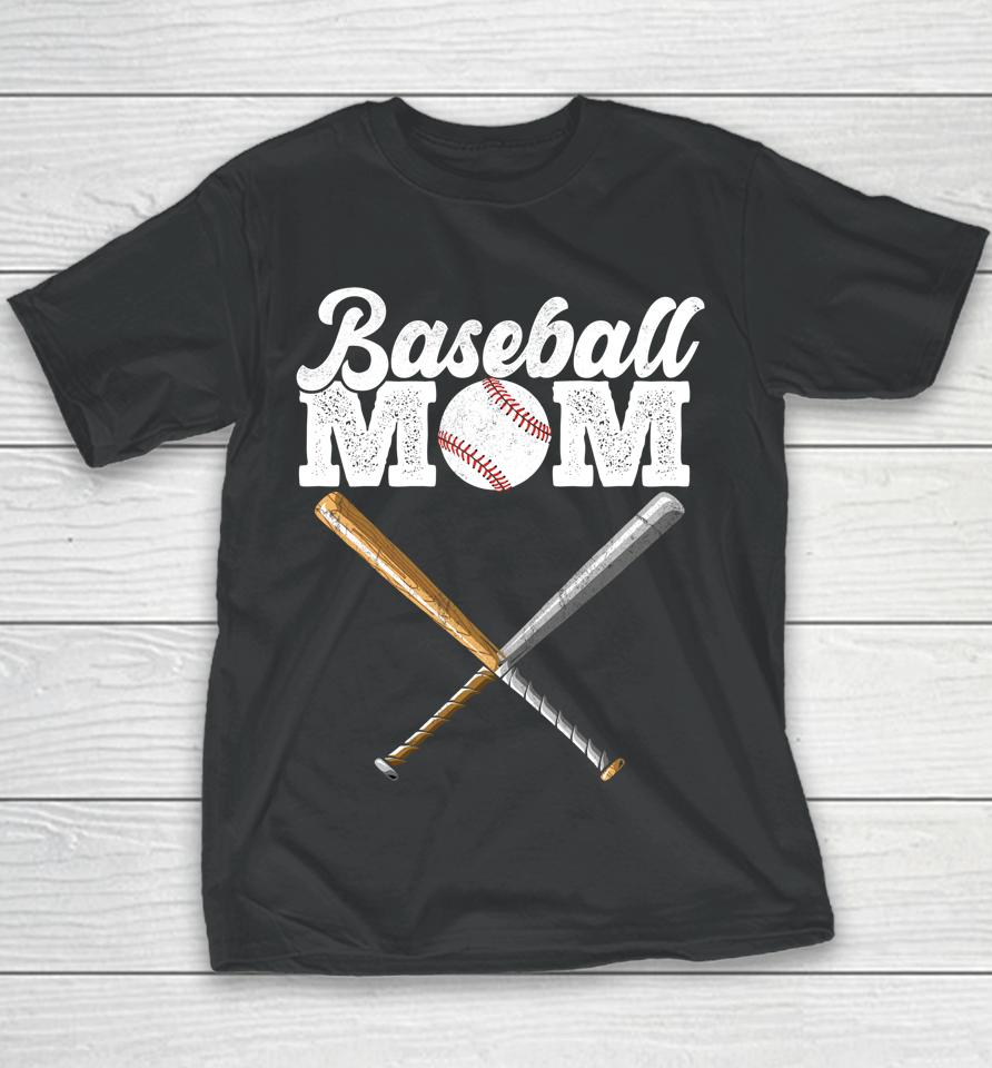 Baseball Mom Mother's Day Youth T-Shirt