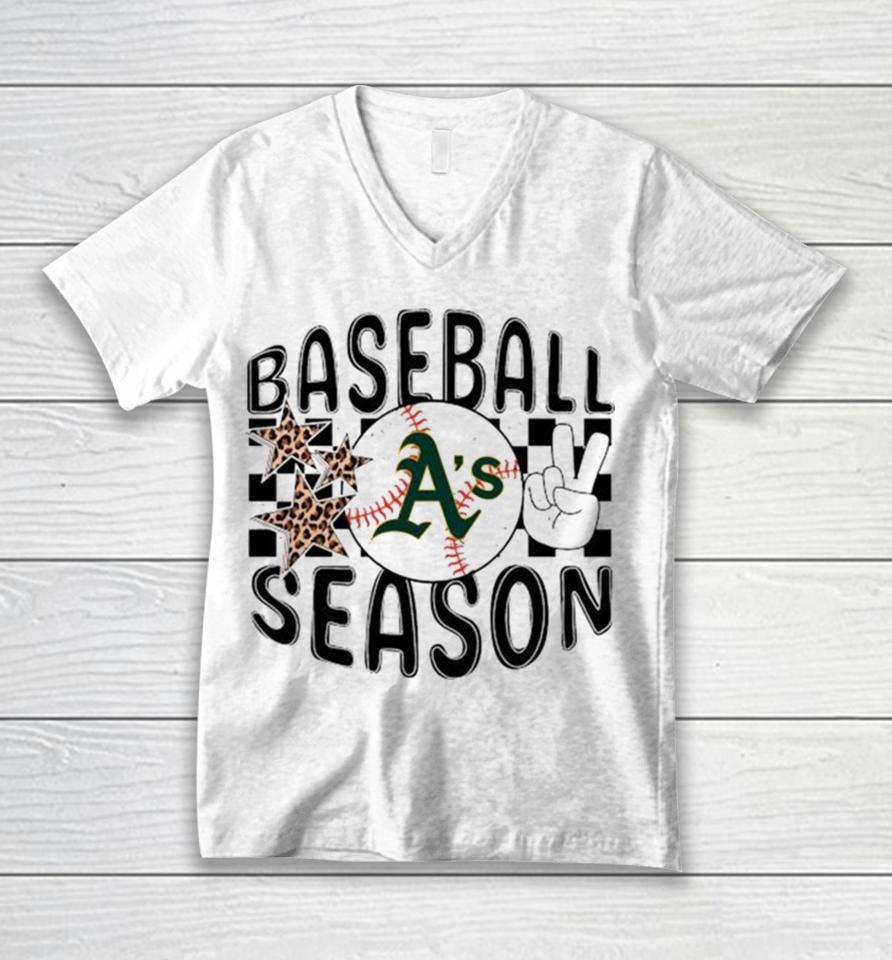 Baseball Season Oakland Athletics 2024 Unisex V-Neck T-Shirt