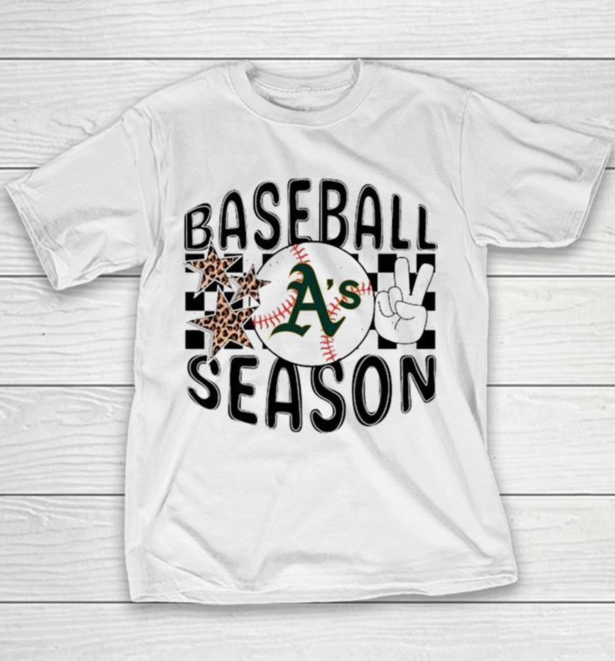 Baseball Season Oakland Athletics 2024 Youth T-Shirt