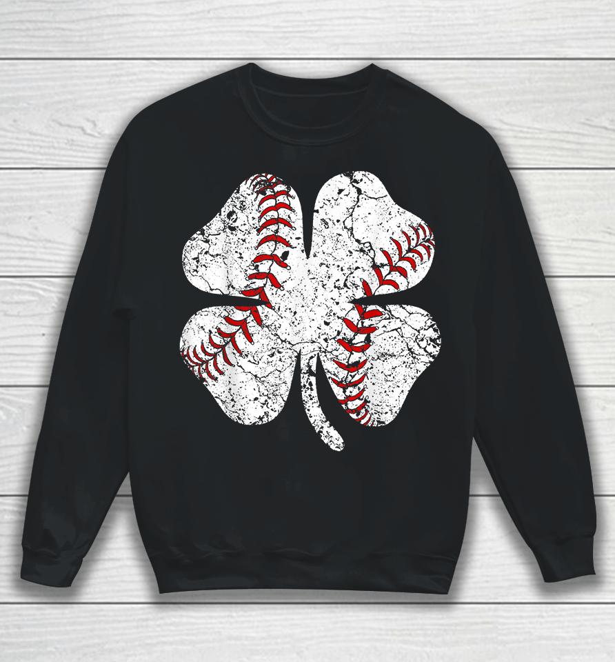 Baseball St Patricks Day Sweatshirt