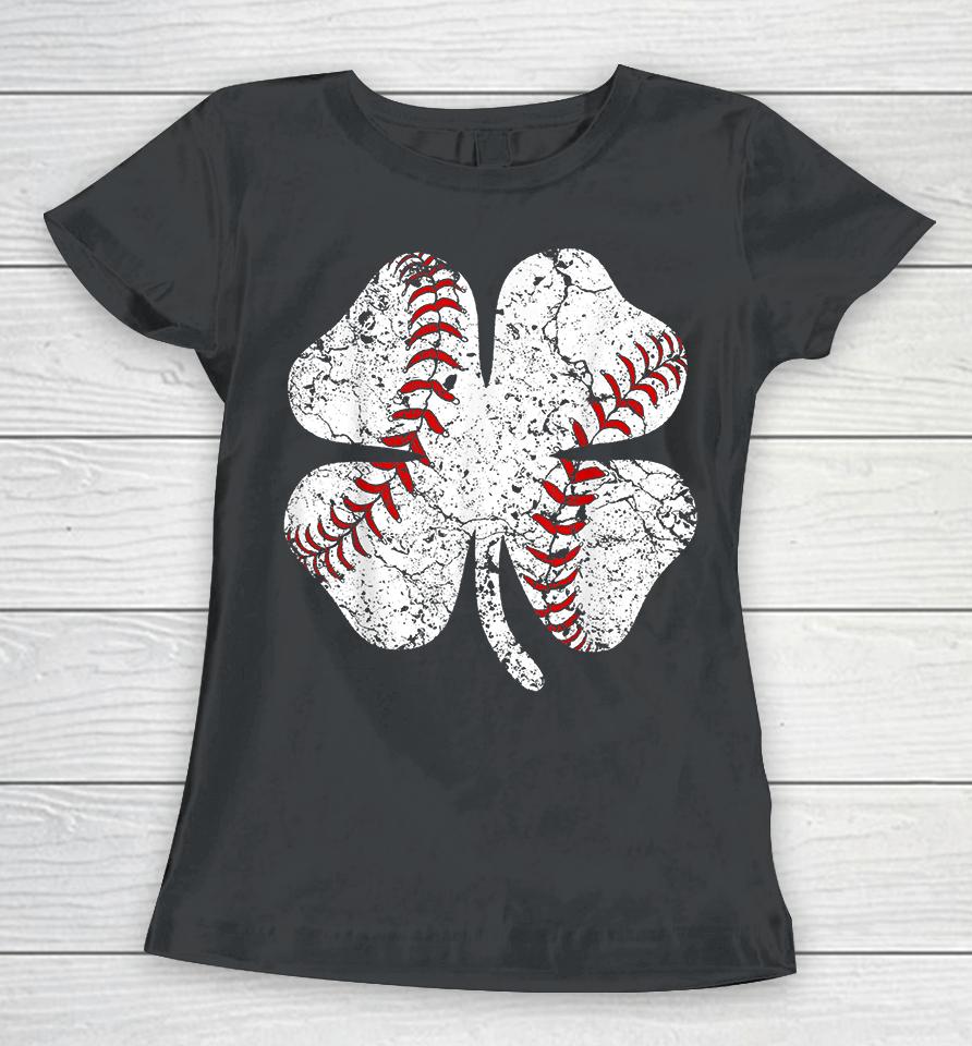 Baseball St Patricks Day Women T-Shirt