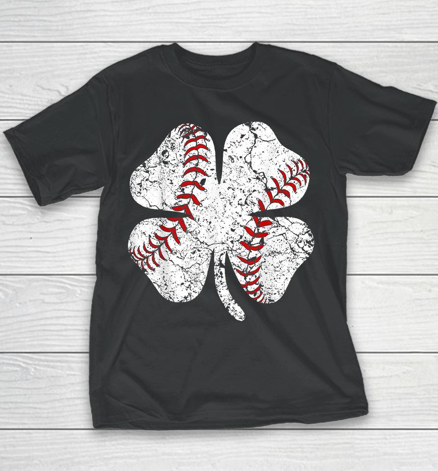 Baseball St Patricks Day Youth T-Shirt