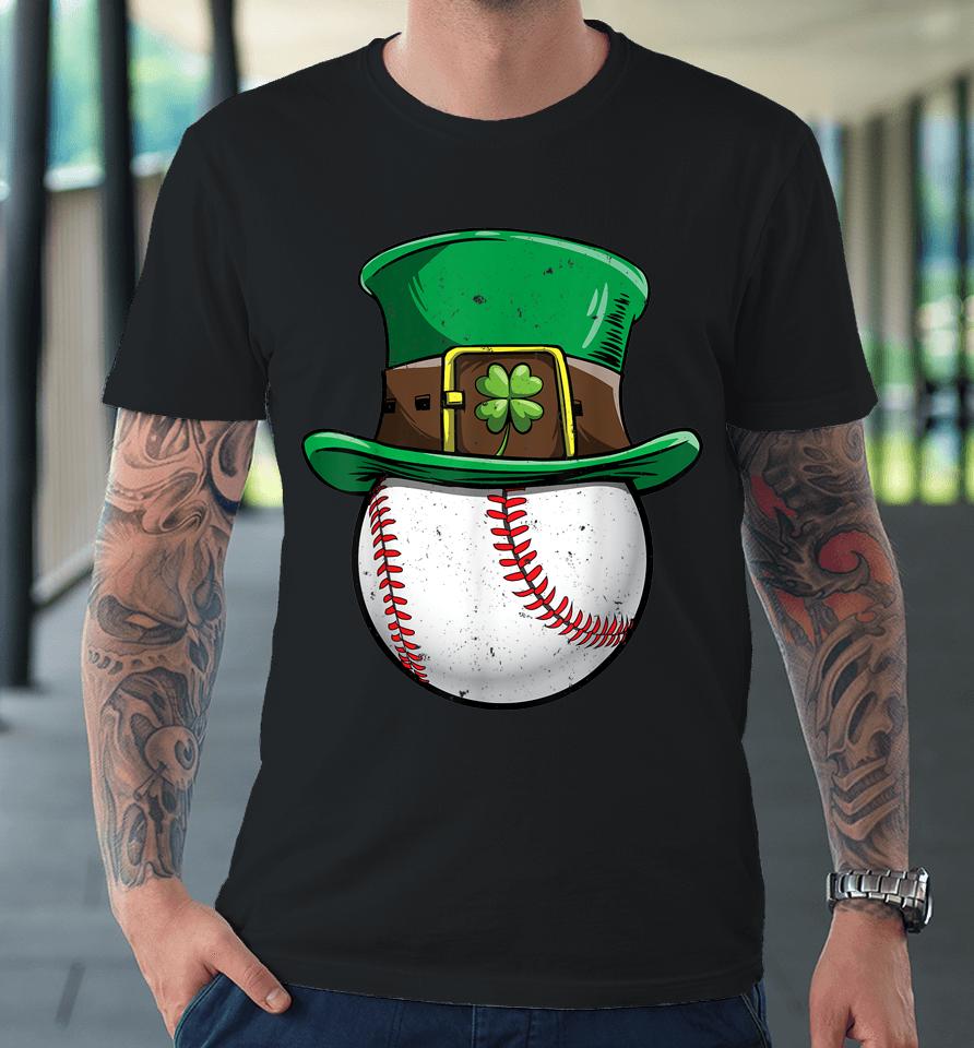 Baseball St Patrick's Day Premium T-Shirt