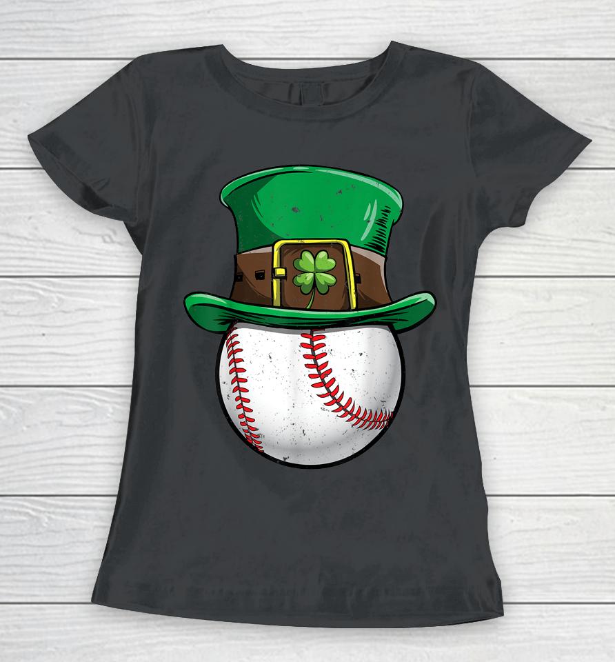 Baseball St Patrick's Day Women T-Shirt