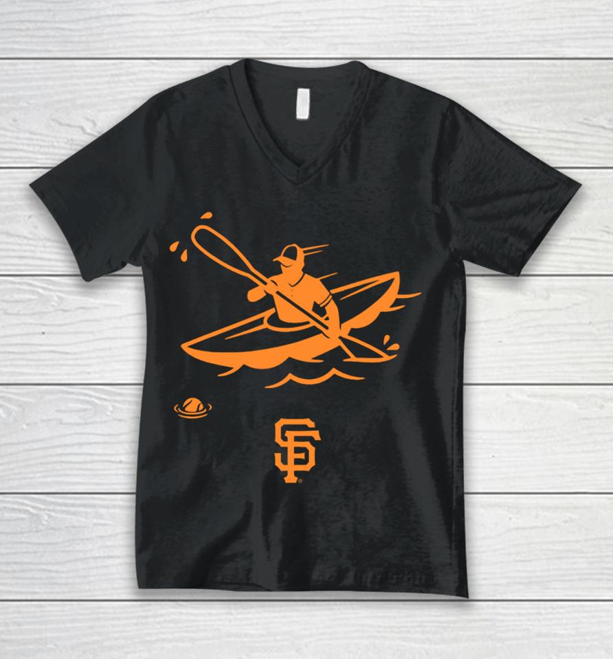 Baseballism Merch Mccovey Cove-San Francisco Giants Unisex V-Neck T-Shirt