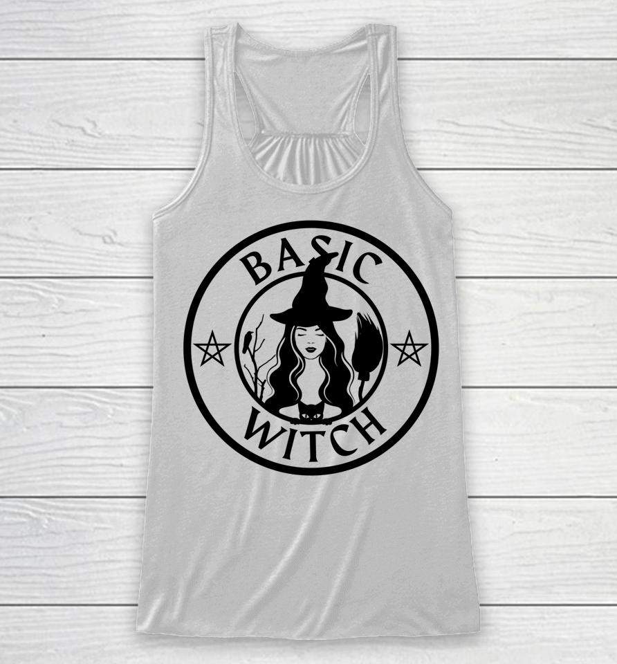 Basic Witch Halloween Witch Costume Gift Racerback Tank