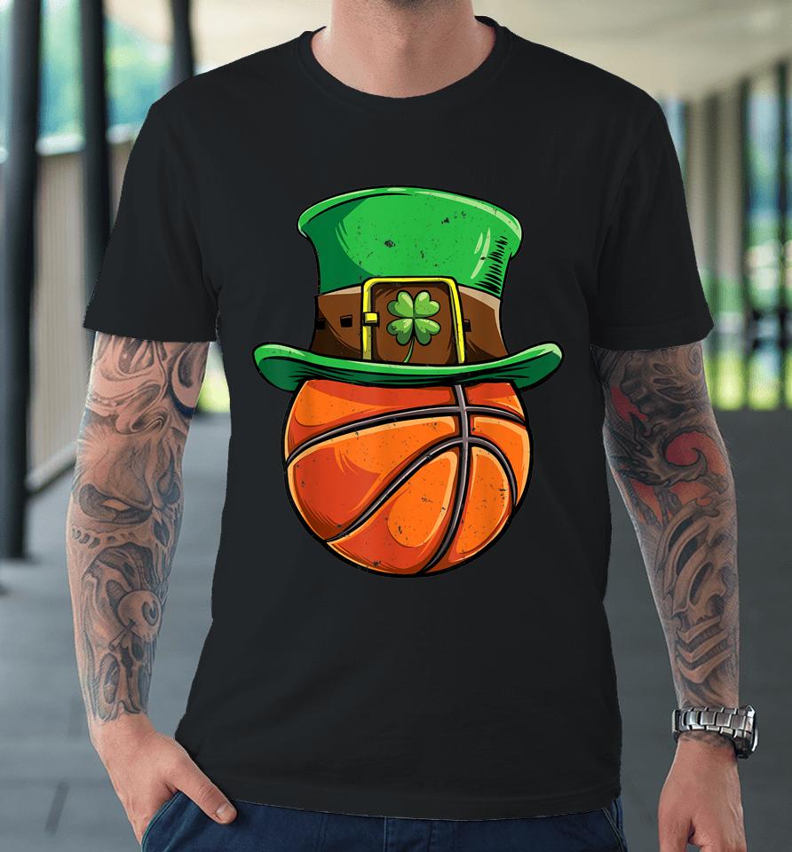Basketball Boys St Patrick's Day Premium T-Shirt