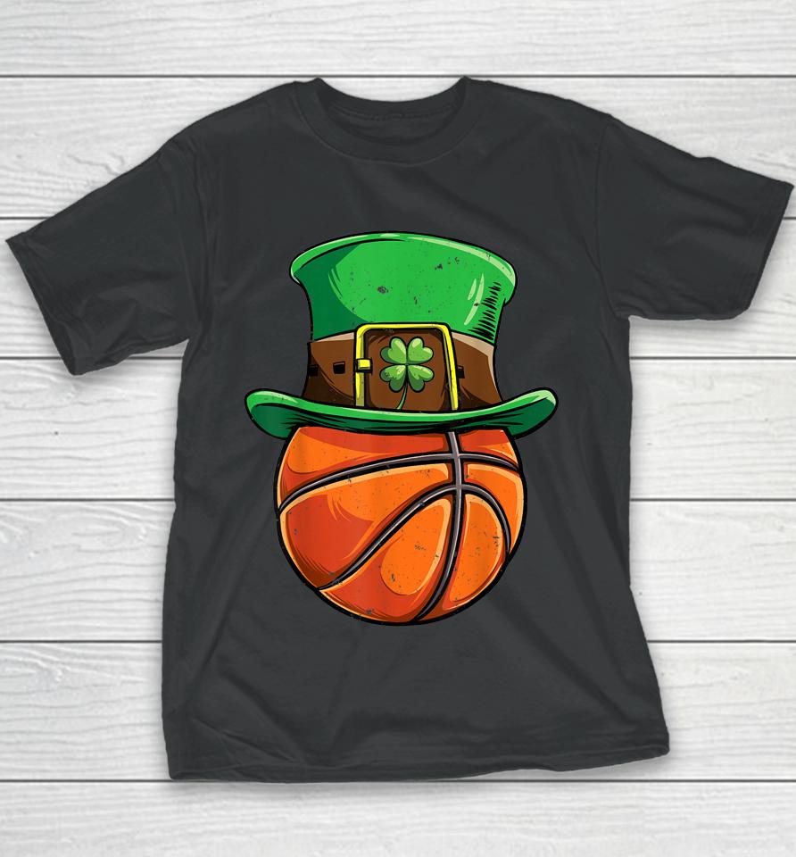 Basketball Boys St Patrick's Day Youth T-Shirt