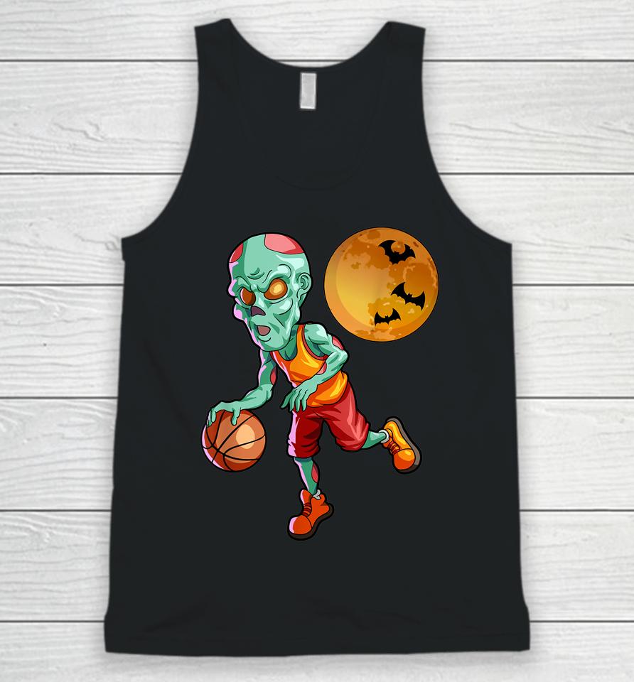Basketball Halloween T-Shirt Zombie Halloween Unisex Tank Top