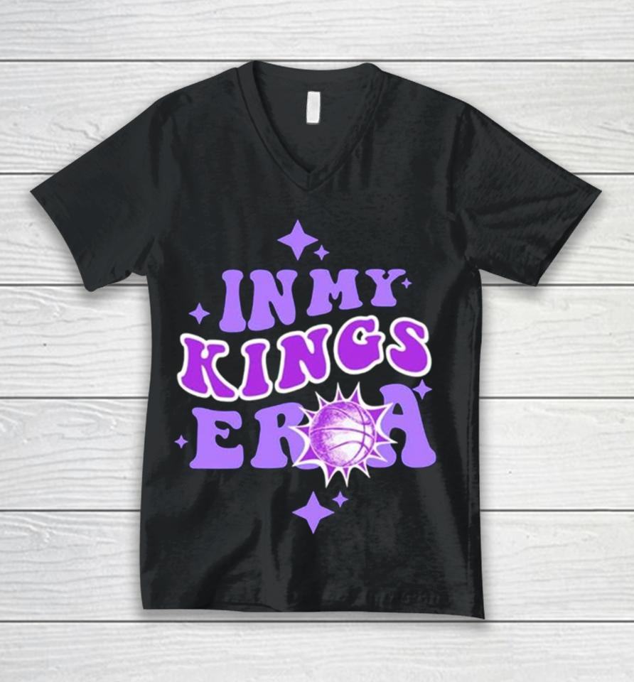Basketball In My Kings Era Nba Basketball Team Unisex V-Neck T-Shirt