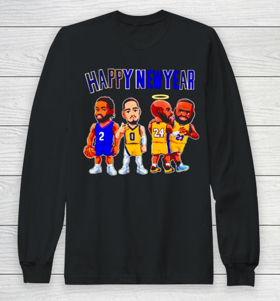Basketball Legends Happy New Year Long Sleeve T-Shirt