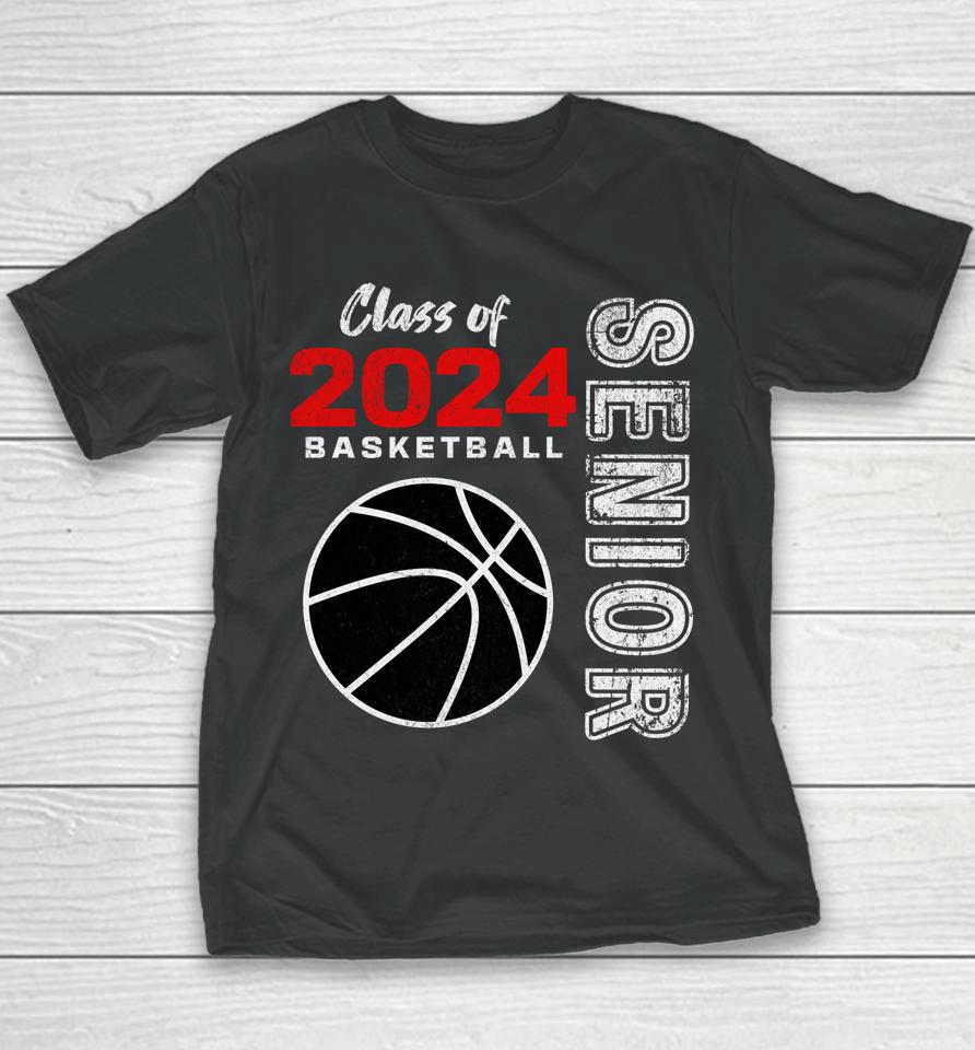 Basketball Player Senior Class Of 2024 - Graduation 2024 Youth T-Shirt