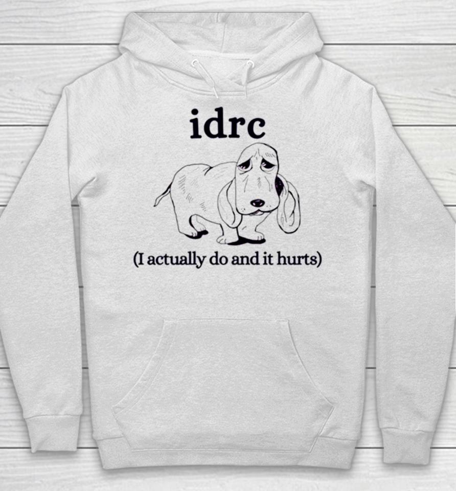 Basset Hound Idrc I Actually Do And It Hurts Hoodie