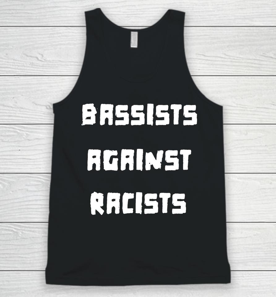 Bassists Against Racists Unisex Tank Top