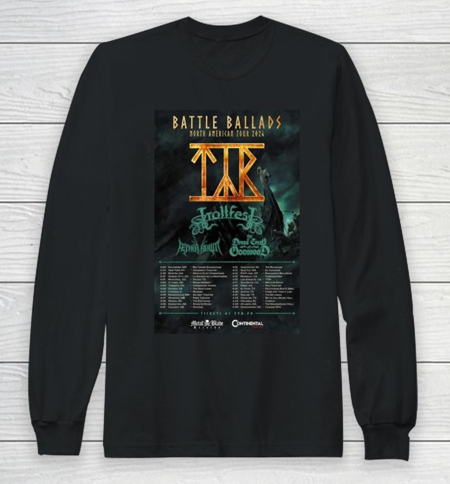 Battle Ballads North American Tour 24 Long Sleeve T-Shirt