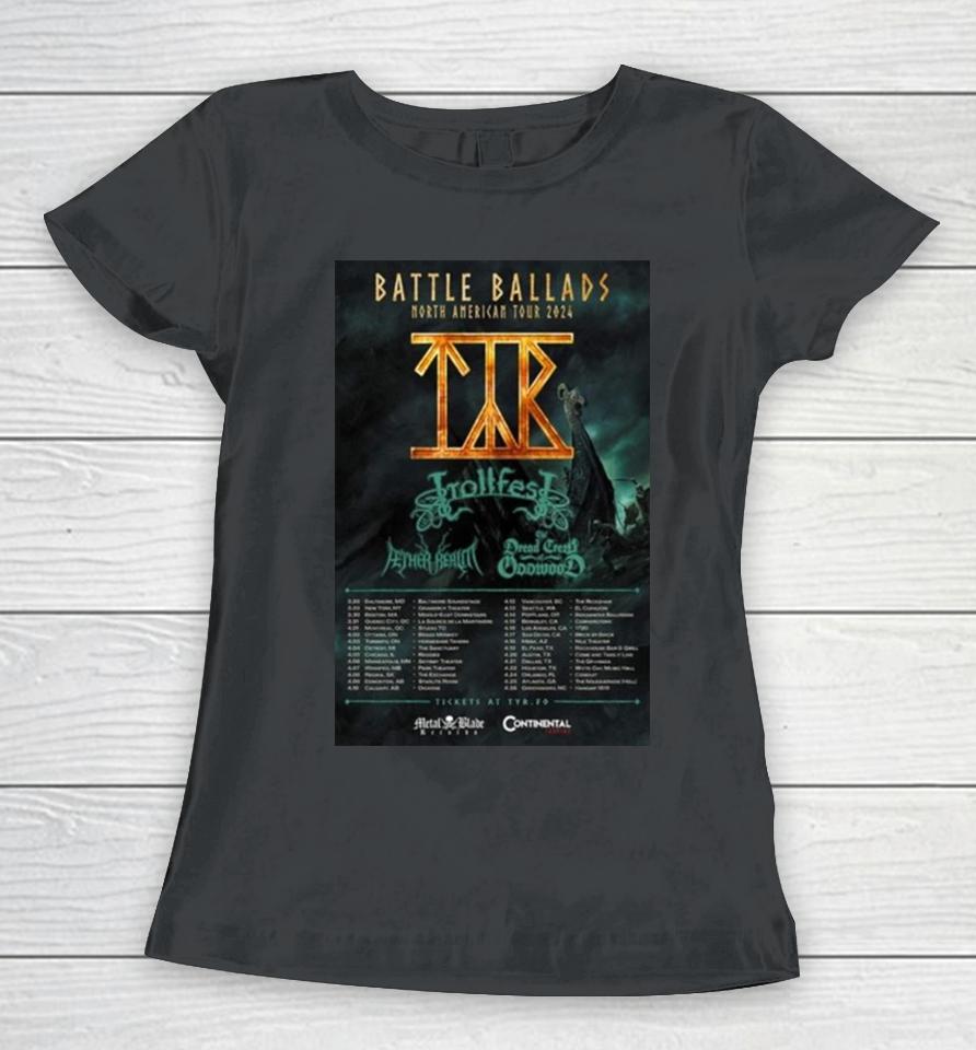 Battle Ballads North American Tour 24 Women T-Shirt