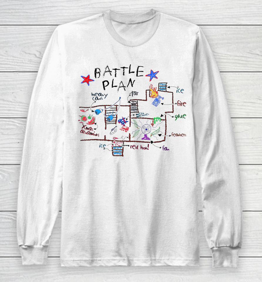 Battle Plan Christmas Home Hand Dawn Alone Xmas Long Sleeve T-Shirt
