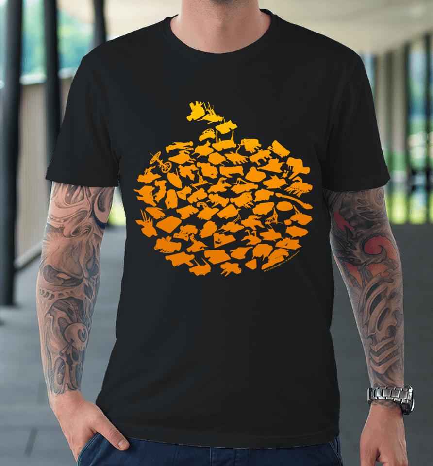 Battlebots Halloween Pumpkin Bot Collage Premium T-Shirt