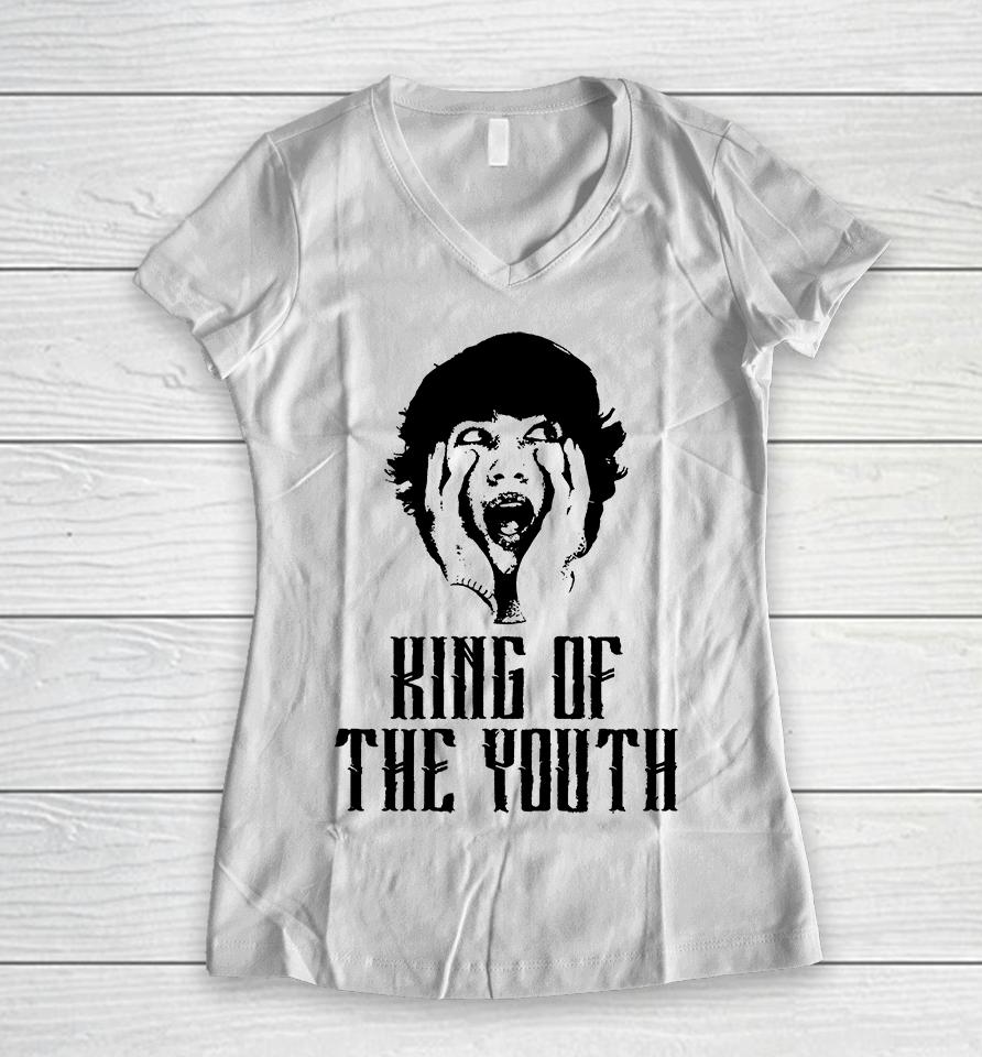 Baylen Levine King Of The Youth Women V-Neck T-Shirt
