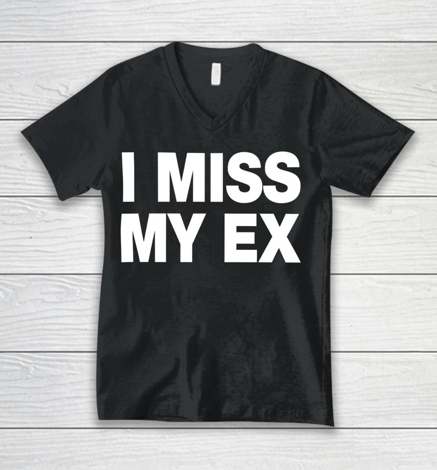 Baylenlevineshop I Miss My Ex Unisex V-Neck T-Shirt