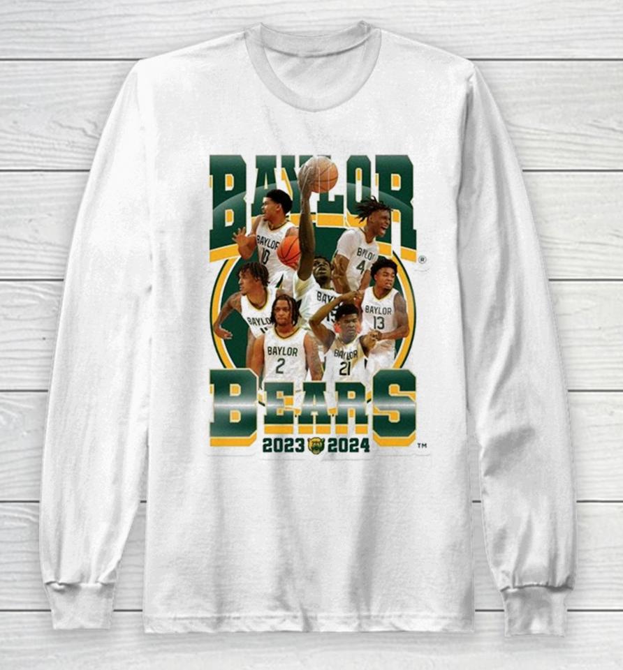 Baylor Bears 2024 Ncaa Men’s Basketball 2023 – 2024 Post Season Long Sleeve T-Shirt