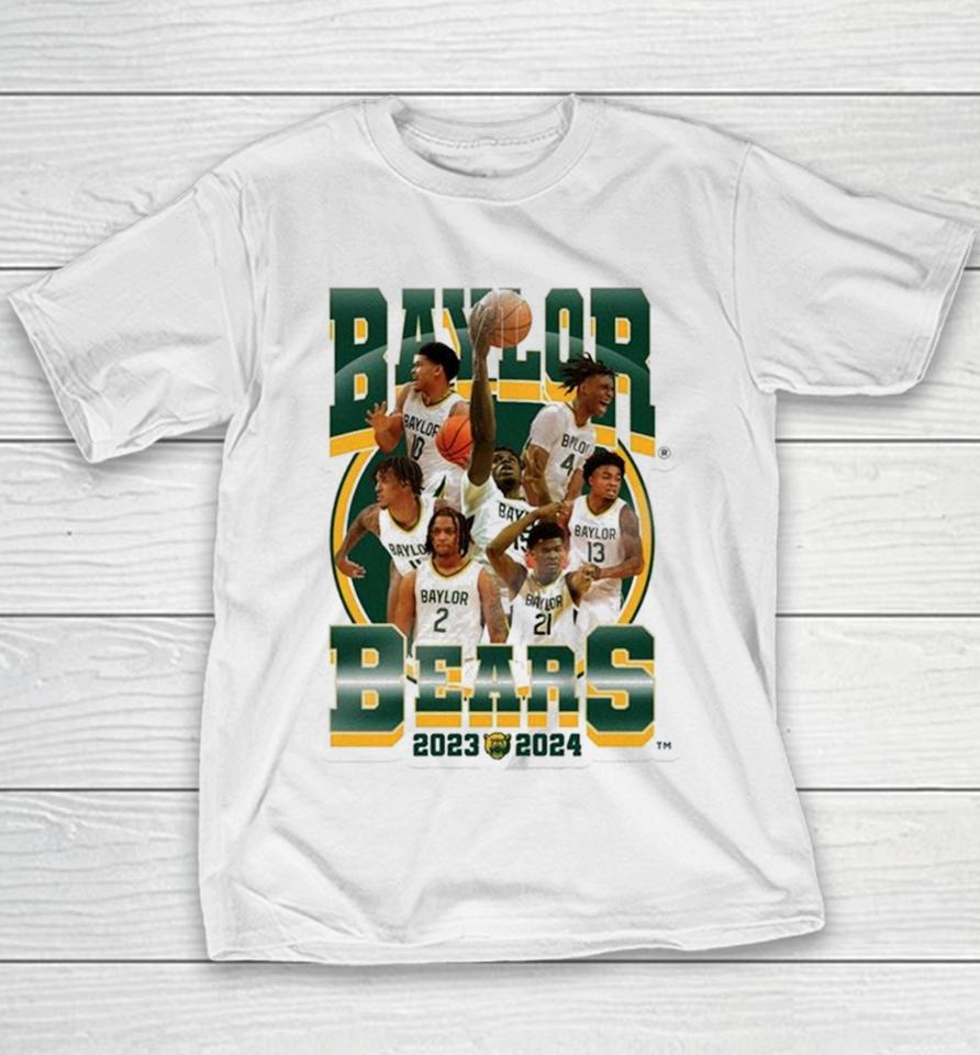 Baylor Bears 2024 Ncaa Men’s Basketball 2023 – 2024 Post Season Youth T-Shirt