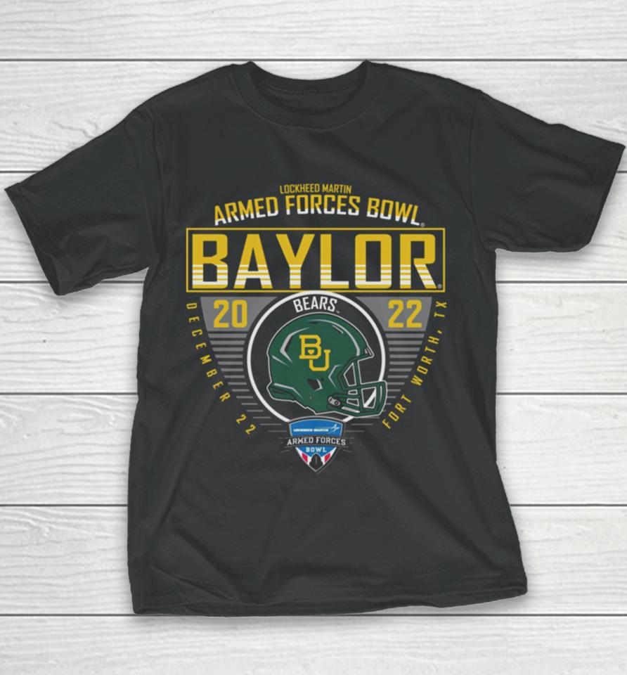 Baylor University 2022 Armed Forces Bowl Bound Champs Youth T-Shirt