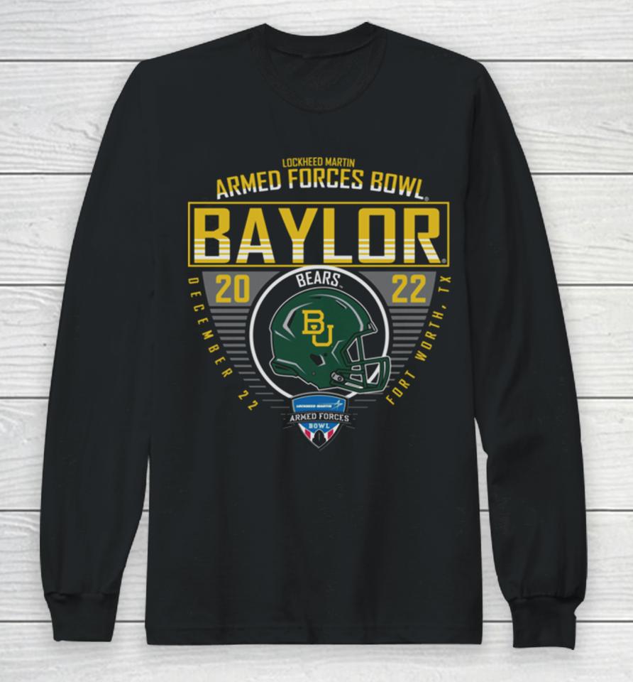 Baylor University Ncaa 2022 Armed Forces Bowl Bound Long Sleeve T-Shirt