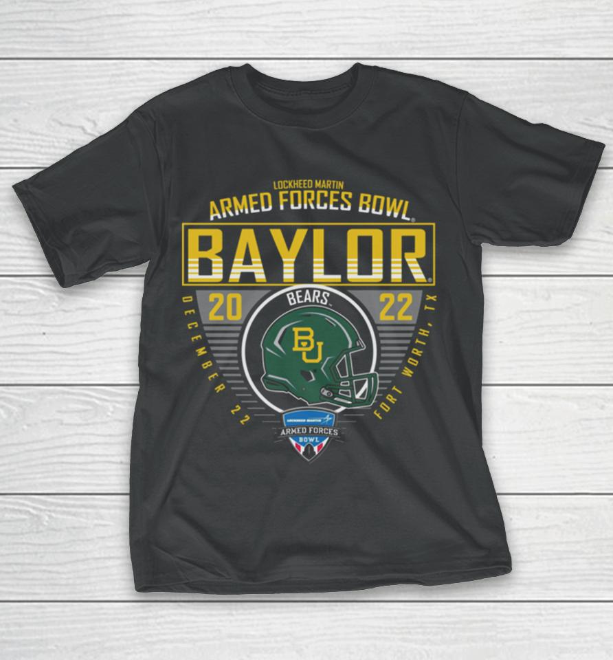 Baylor University Ncaa 2022 Armed Forces Bowl Bound T-Shirt