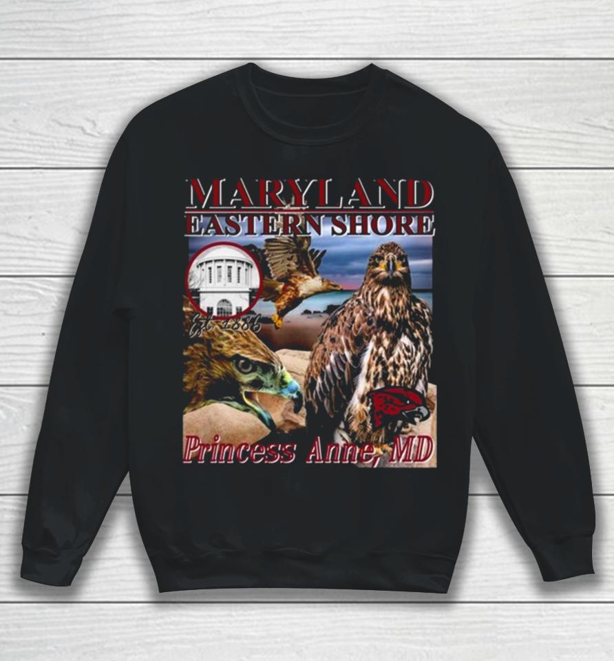 Bcu Original Hbcu Americana Rap Tote Maryland Eastern Shore Sweatshirt
