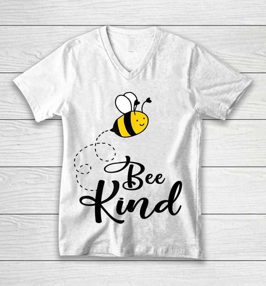 Be Kind Bee Kind Unity Day Orange Tee Teacher Anti Bullying Unisex V-Neck T-Shirt