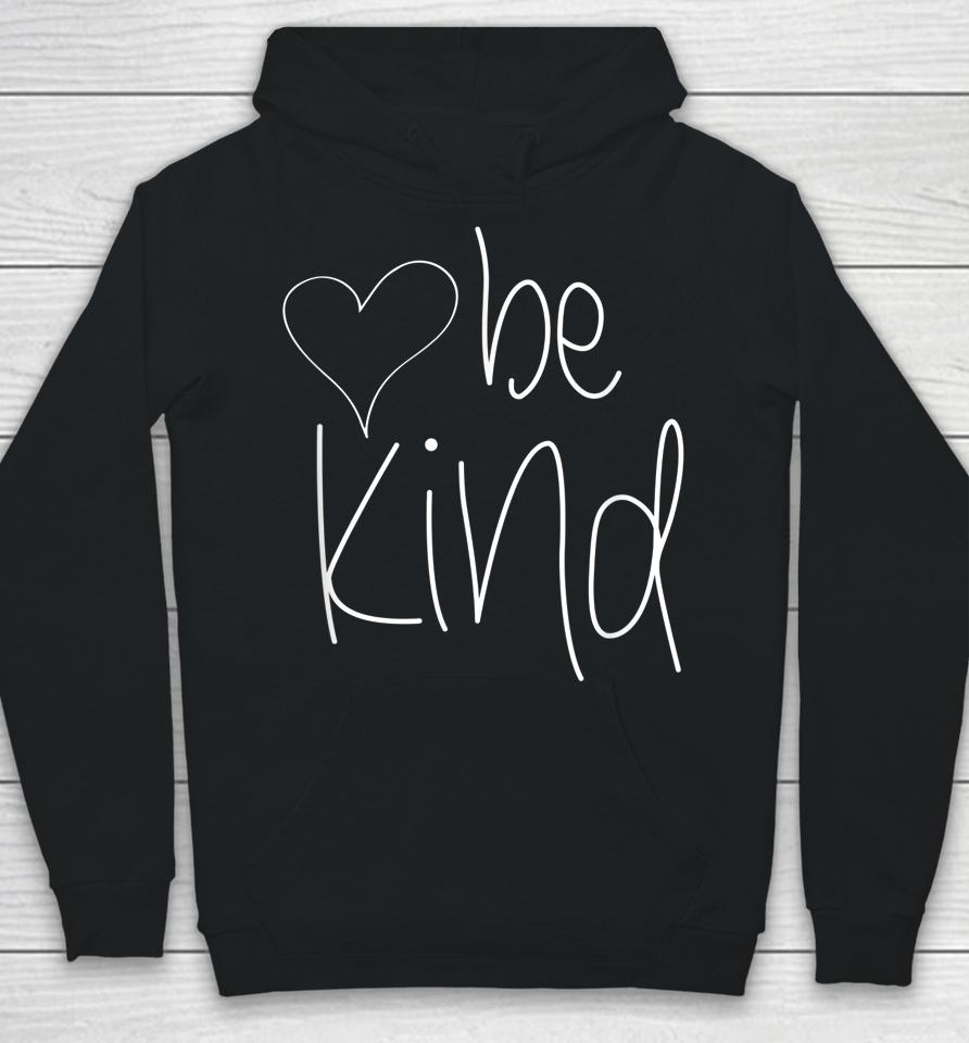 Be Kind Heart Graphic Hoodie