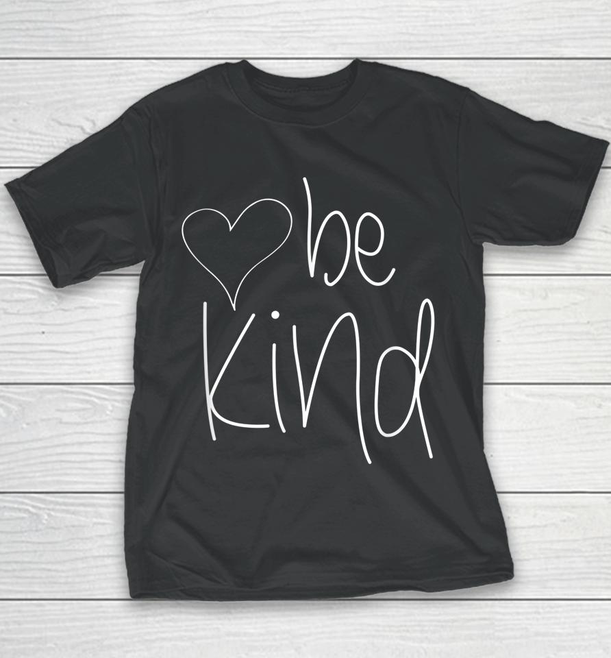 Be Kind Heart Graphic Youth T-Shirt