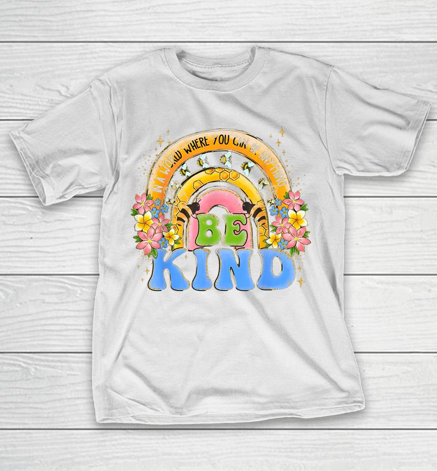 Be Kind Rainbow Anti Bullying Wear Orange Unity Day T-Shirt