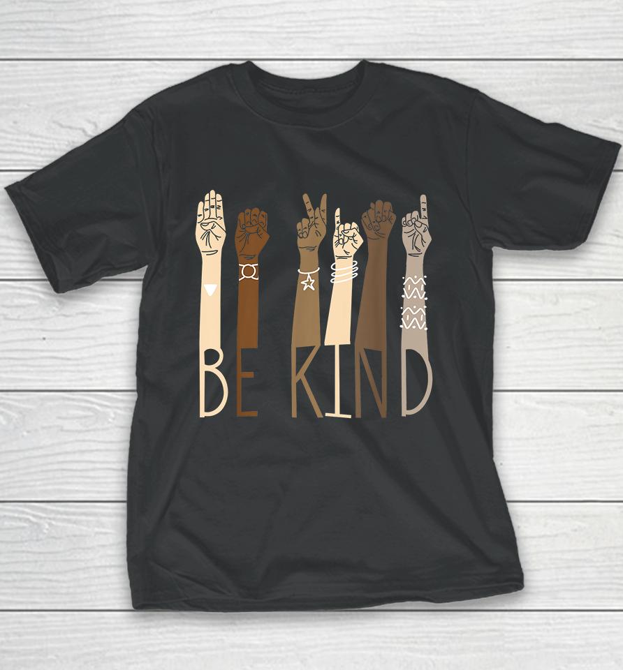 Be Kind Sign Language Youth T-Shirt
