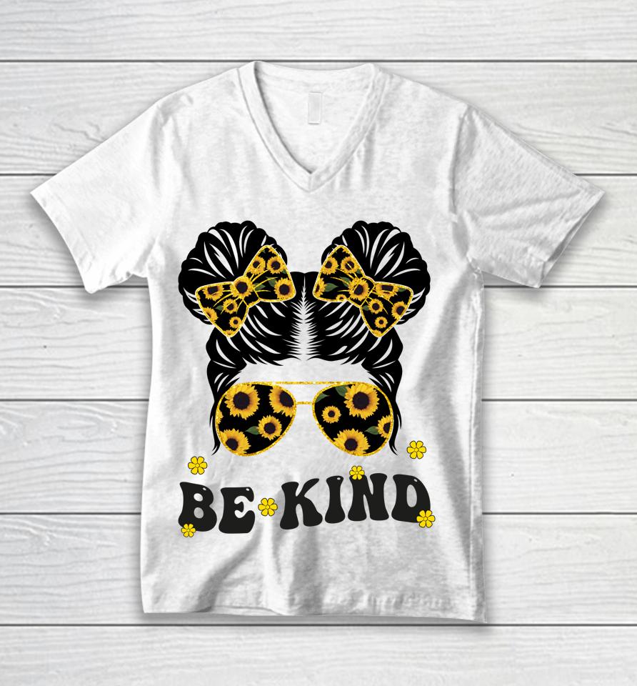 Be Kind Unity Day Anti Bullying Unisex V-Neck T-Shirt